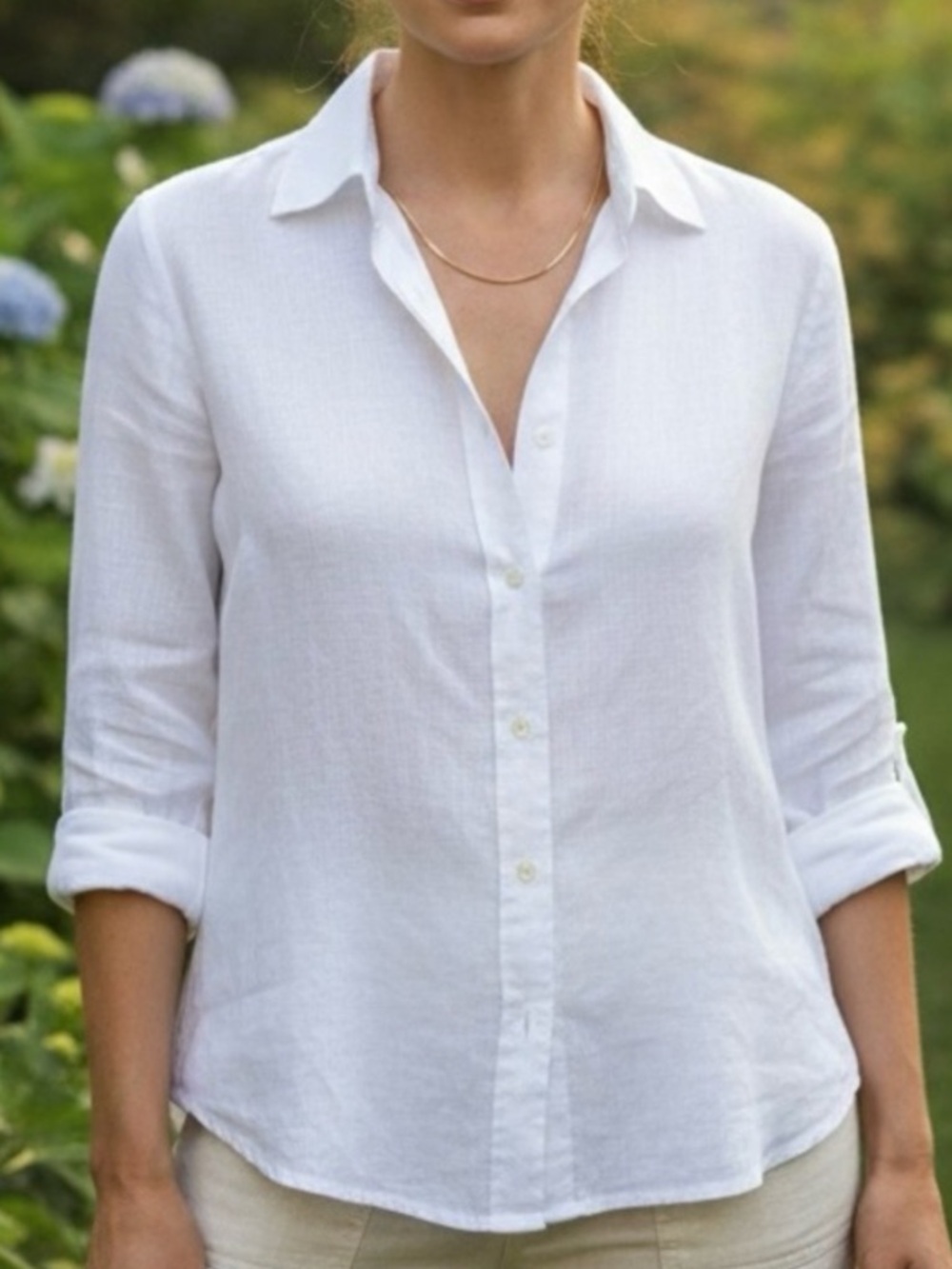 J crew slim shirt on Baird McNutt Irish Line NWT